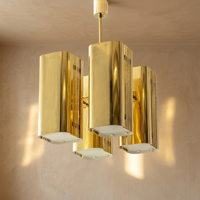 Lampadario brutalista, lampada da soffitto scultorea vintage, illuminazione industriale mid-century, anni '70