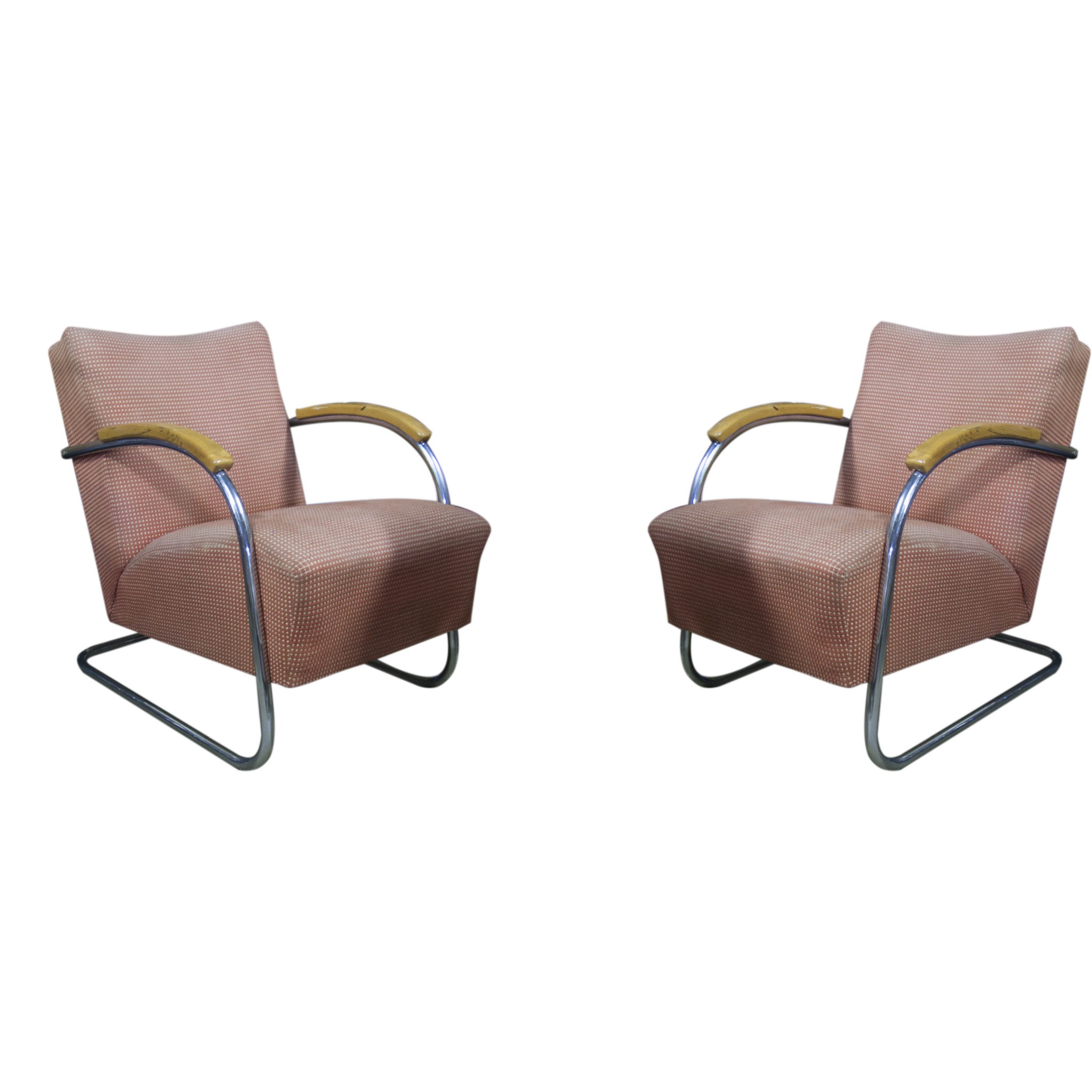A Pair of armchairs from the Bauhaus period, Mücke Melder