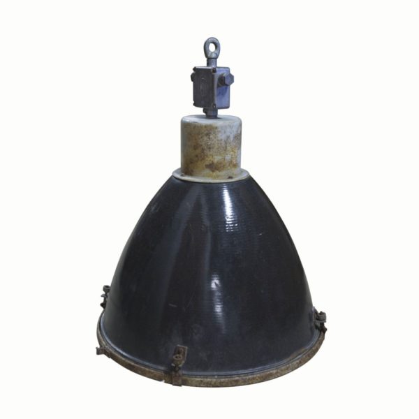 Industrial Hanging lamp, Mid-Century, Central Europe