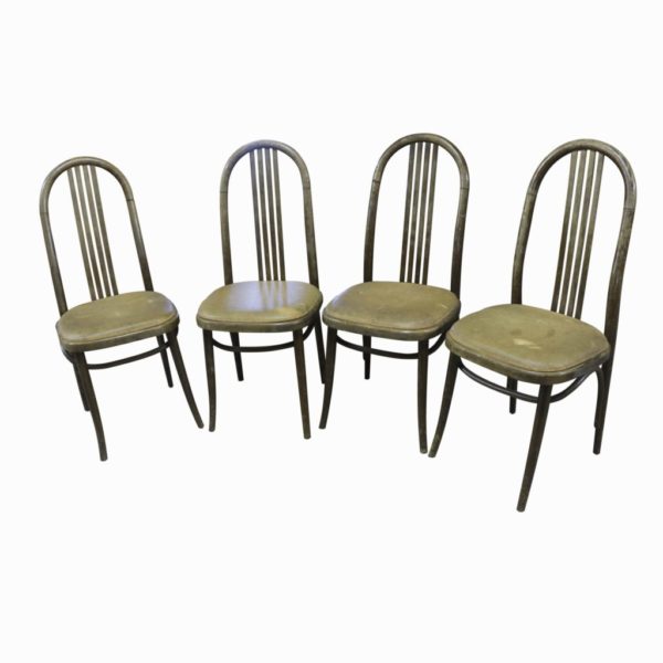 Set of dining chairs, inspired by Josef Hoffmann, Mid century