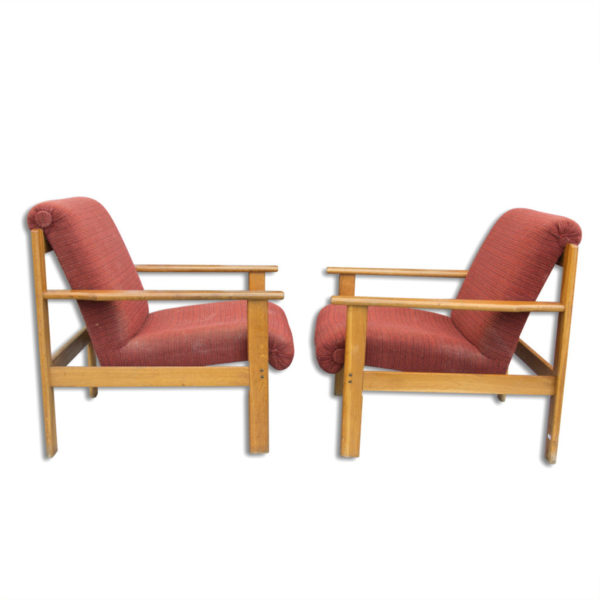 A pair of mid century Scandinavian style armchairs, 1960´s
