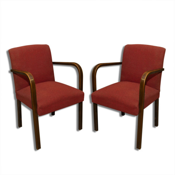 Pair of Thonet lounge chairs, 1930´s