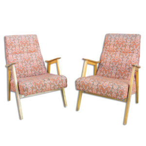 A pair of Eastern bloc armchairs, Mid century, 1960´s