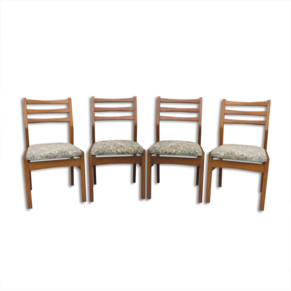 Set of four Mid century dining chairs, Czechoslovakia, 1960´s