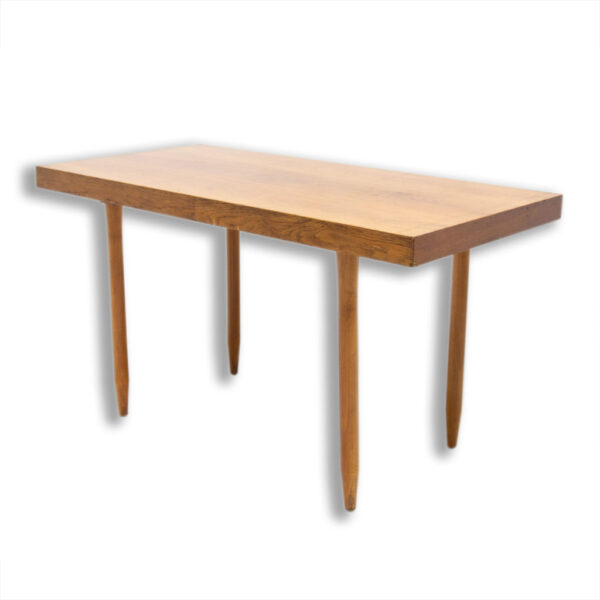 Mid century beech wood central table, 1960´s, Czechoslovakia