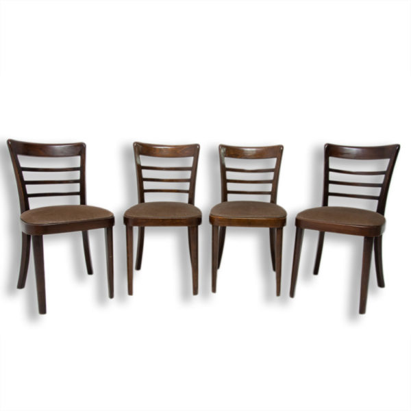Set of four Thonet dining chairs, Czechoslovakia, 1950´s