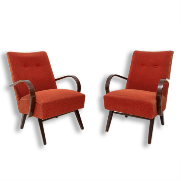 Mid century lounge chairs by Jaroslav Smidek, 1960´s, Czechoslovakia