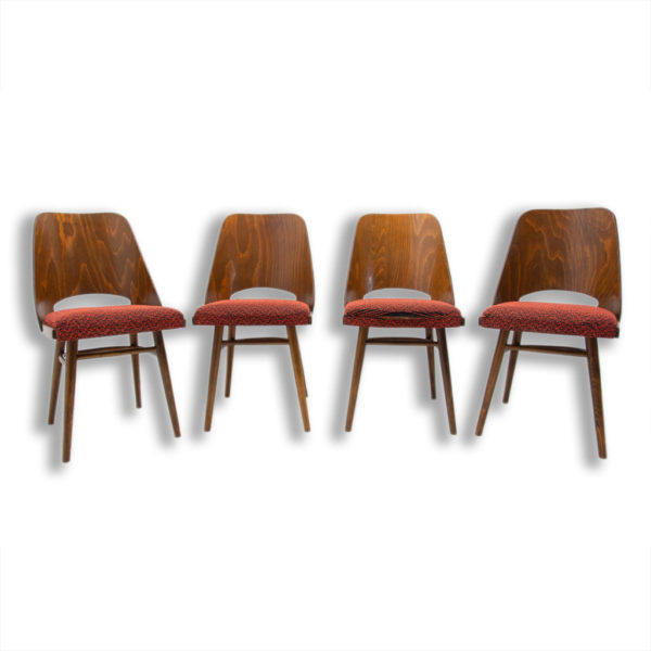 Mid Century dining chairs by Radomír Hofman, 1960´s, set of 4