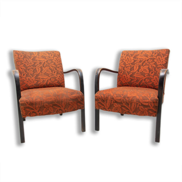 Beechwood armchairs Thonet B974, 1930´s, Czechoslovakia, set of 2