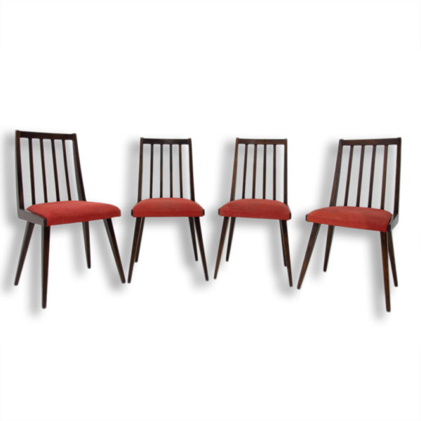 Mid century dining chairs by Jiří Jiroutek for Interiér Praha, 1960´s