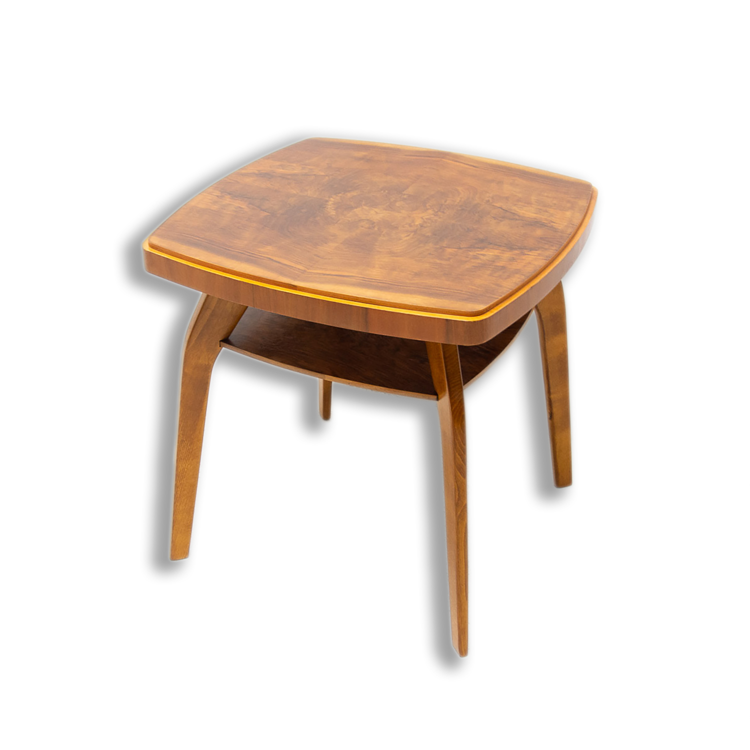 Mid century walnut coffee table by Frantisek Jirak, 1960´s