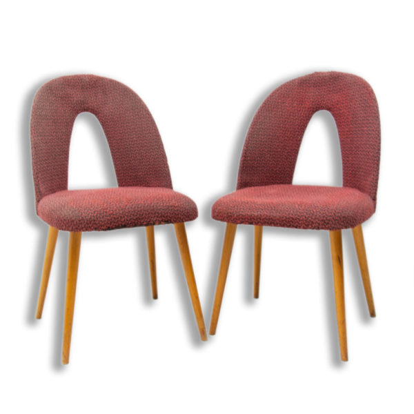 Mid century dinning chairs by Antonín Šuman for Tatra nábytok, set of 2