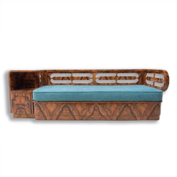 Fully restored ART DECO sofa in walnut, 1930´s
