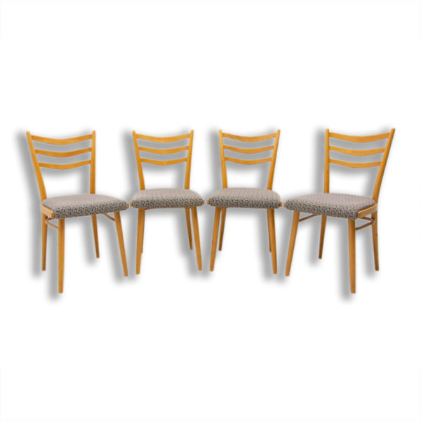 Mid century Dining Chairs by Jitona, 1960s, Set of 4
