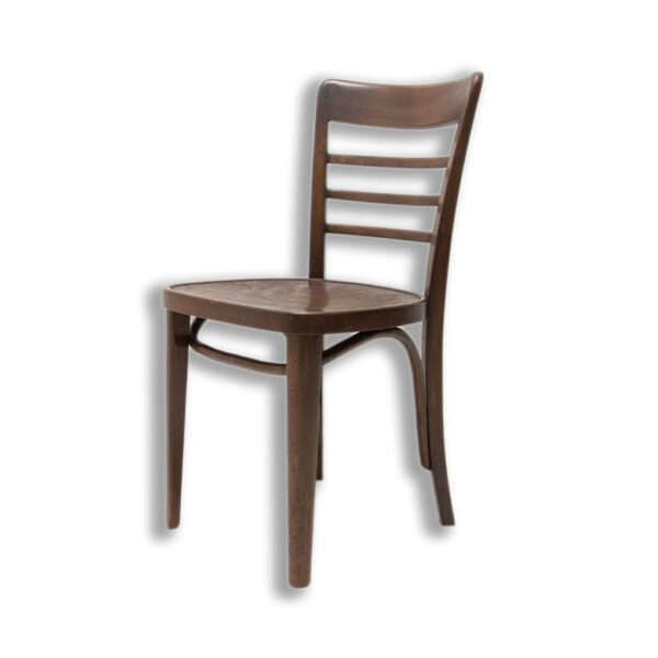Midcentury Walnut bistro chair THONET, Czechoslovakia, 1930´s
