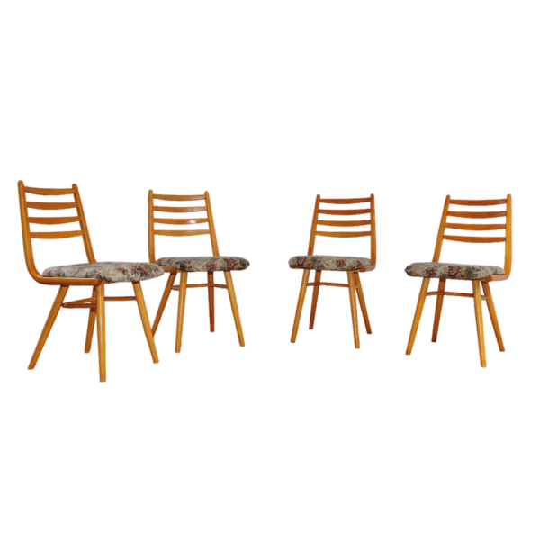Mid century dining chairs by Jitona, Czechoslovakia, 1970´s, set of 4