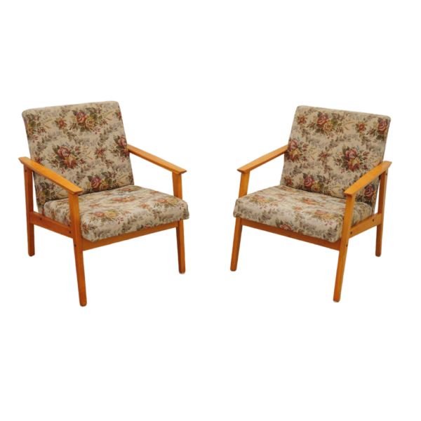 Pair of midcentury armchairs by Jaroslav Šmídek for TON, 1970´s
