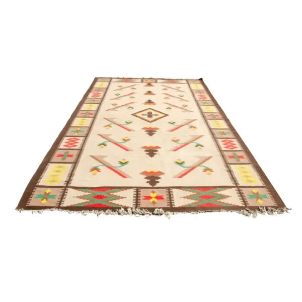 Huge Vintage modern rug Kilim, 1970´s